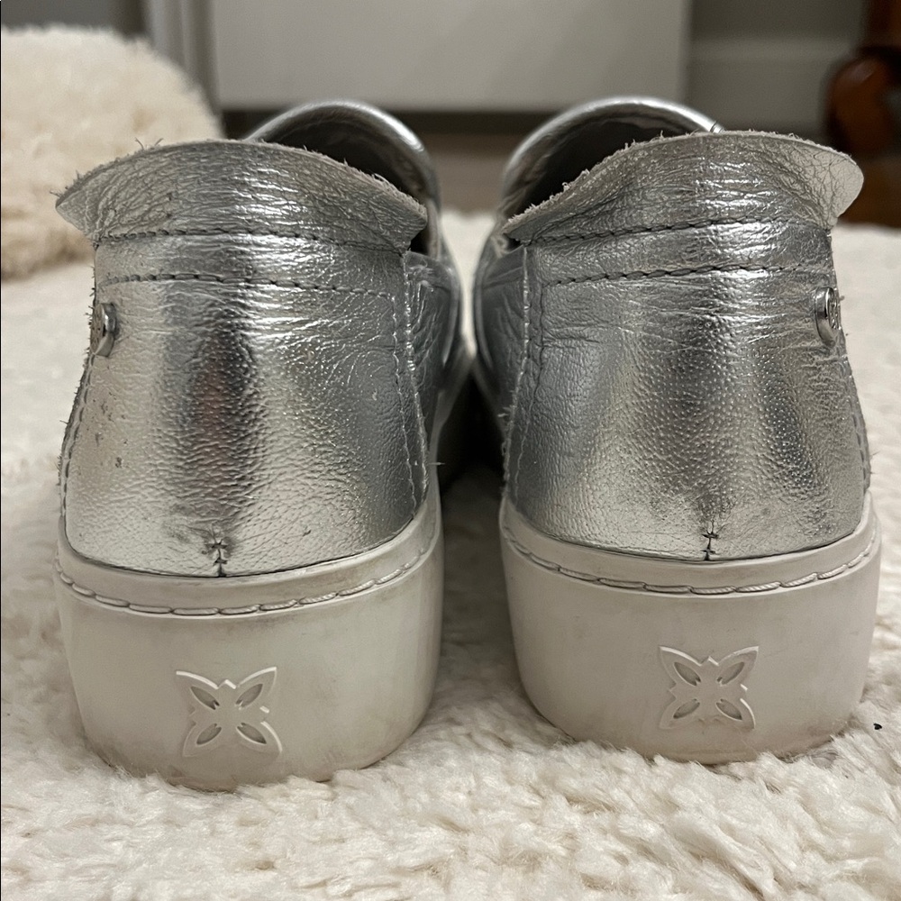 Bcbgeneration Metallic Silver Loafers - image 6